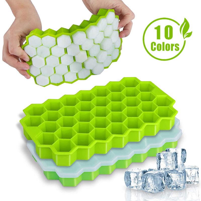 Silicone Honeycomb Ice Tray Mold 37 Grids Hexagonal Home Cube Maker