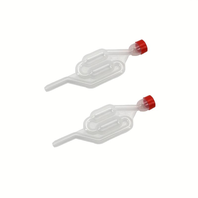 2pcs S Type Fermentation Airlocks with Grommets