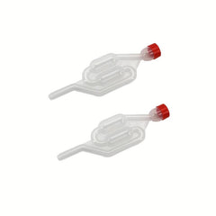 2pcs S Type Fermentation Airlocks with Grommets