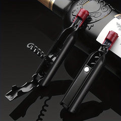 Functional Wine Bottle Corkscrew with Fridge Magnet