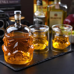 Whiskey Decanter Set with 2 Glasses