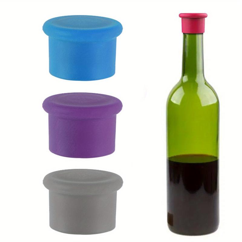6pcs Silicone Wine Corks - Keep Beverages Fresh - Summer Drinkware