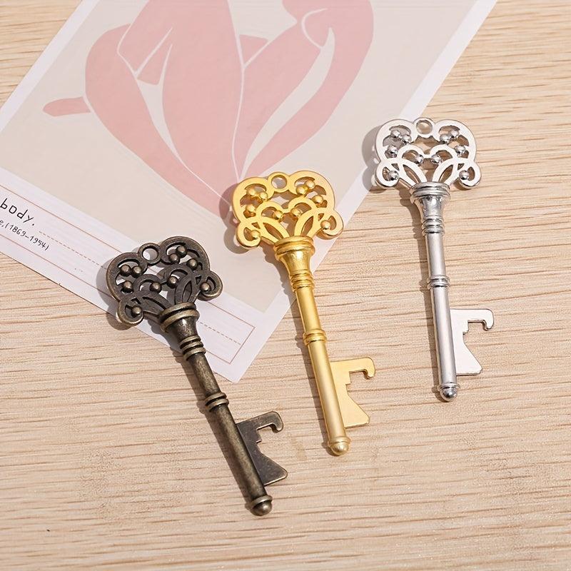 Key Shape Bottle Opener Wine Beer Can Champagne Opener Key Chain