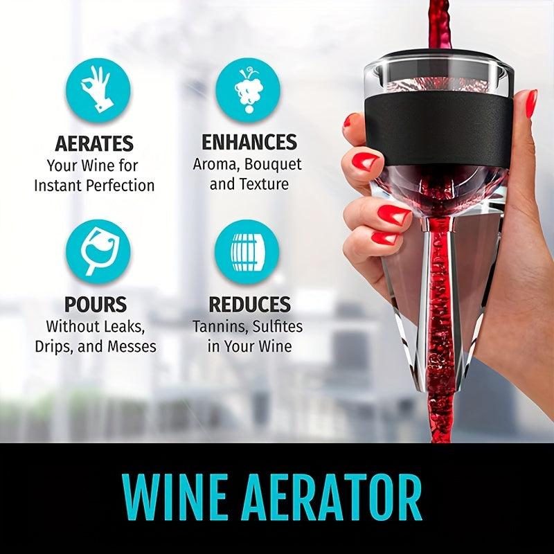 Red Wine Aerator Decanter - Enhanced Flavors, Smoother Finish