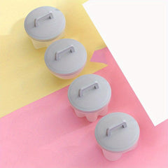 4pcs Egg Poacher With Lid 7 37cmx6 With Brush Non Stick Egg Cookers