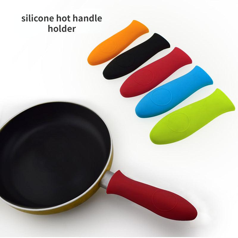 Silicone Hot Handle Holder for Cast Iron Skillets Pans - Cookware Accessories