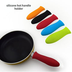 Silicone Hot Handle Holder for Cast Iron Skillets Pans - Cookware Accessories