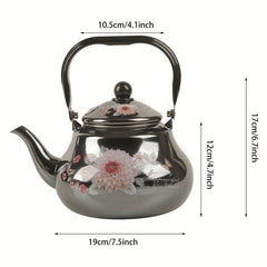 Enamel Mirror Glaze Meisheng Pot Boiled Water Coffee Pot 3 Capacity Options