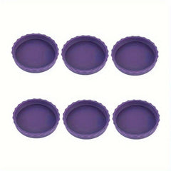 6pcs Silicone Can Lids Sealing Cover Leak-proof Cap Kitchen Accessorie