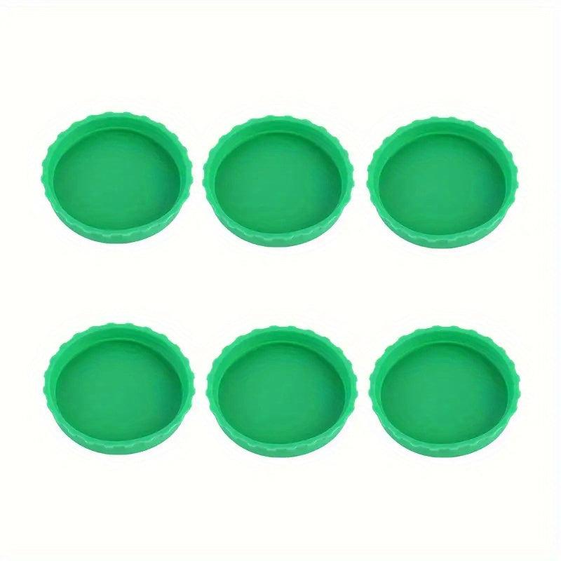 6pcs Silicone Can Lids Sealing Cover Leak-proof Cap Kitchen Accessorie