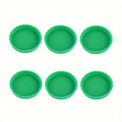 6pcs Silicone Can Lids Sealing Cover Leak-proof Cap Kitchen Accessorie