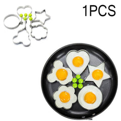 Cartoon Egg Ring Stainless Steel Frying Mold for Eggs and Omelet