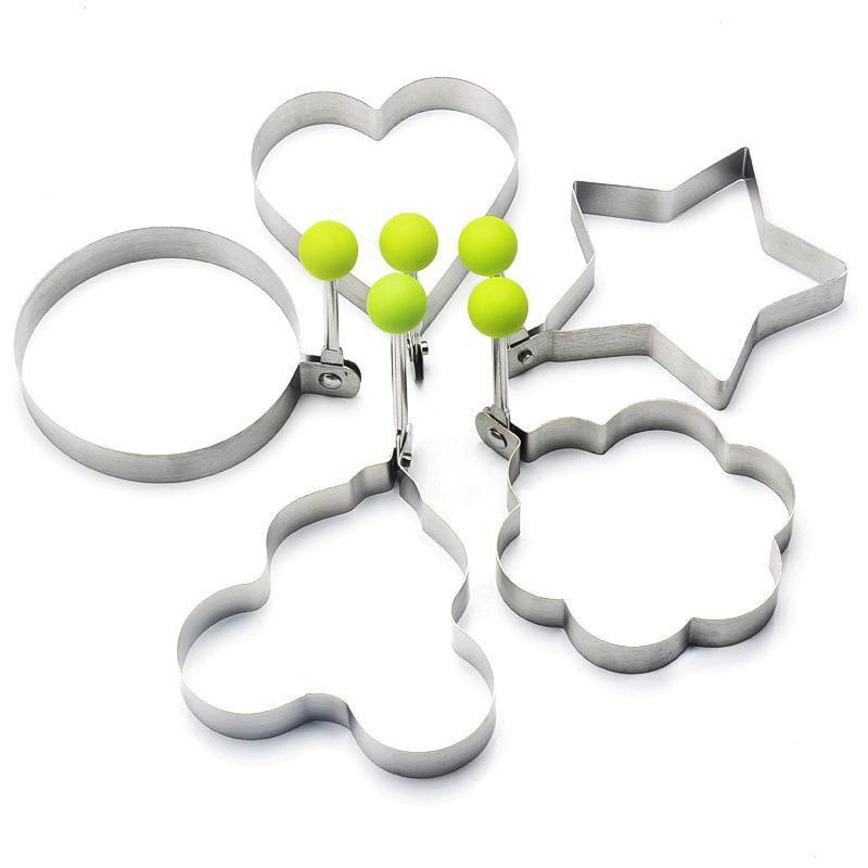 Cartoon Egg Ring Stainless Steel Frying Mold for Eggs and Omelet
