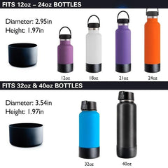 Silicone Bottle Boot Sleeve For Vacuum Flask BPA Anti Slip Bottom Cover