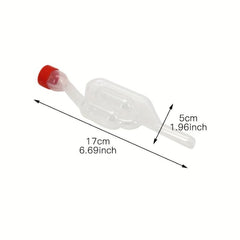 2pcs S Type Airlocks Twin Bubble With Grommets