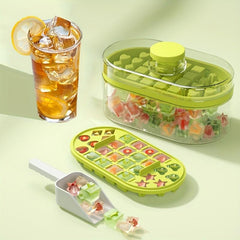 Household Ice Making Box 2 In 1 Ice Maker Kitchen Gadget