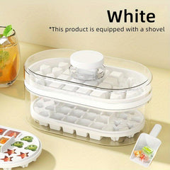 Household Ice Making Box 2 In 1 Ice Maker Kitchen Gadget