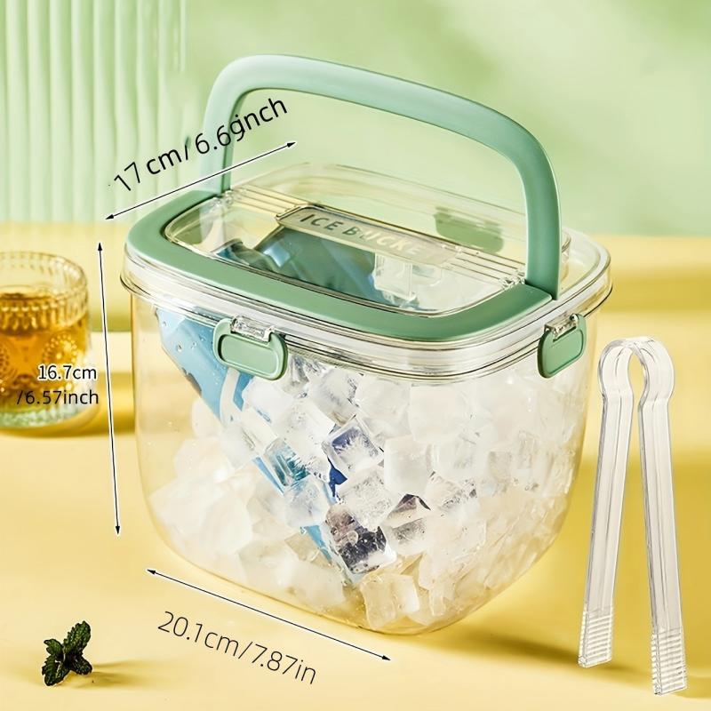 Summer Ice Bucket Plastic Drinkware for Kitchen and Home