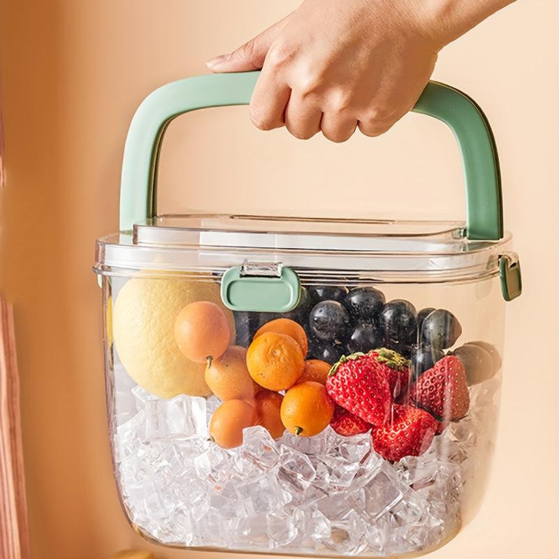Summer Ice Bucket Plastic Drinkware for Kitchen and Home