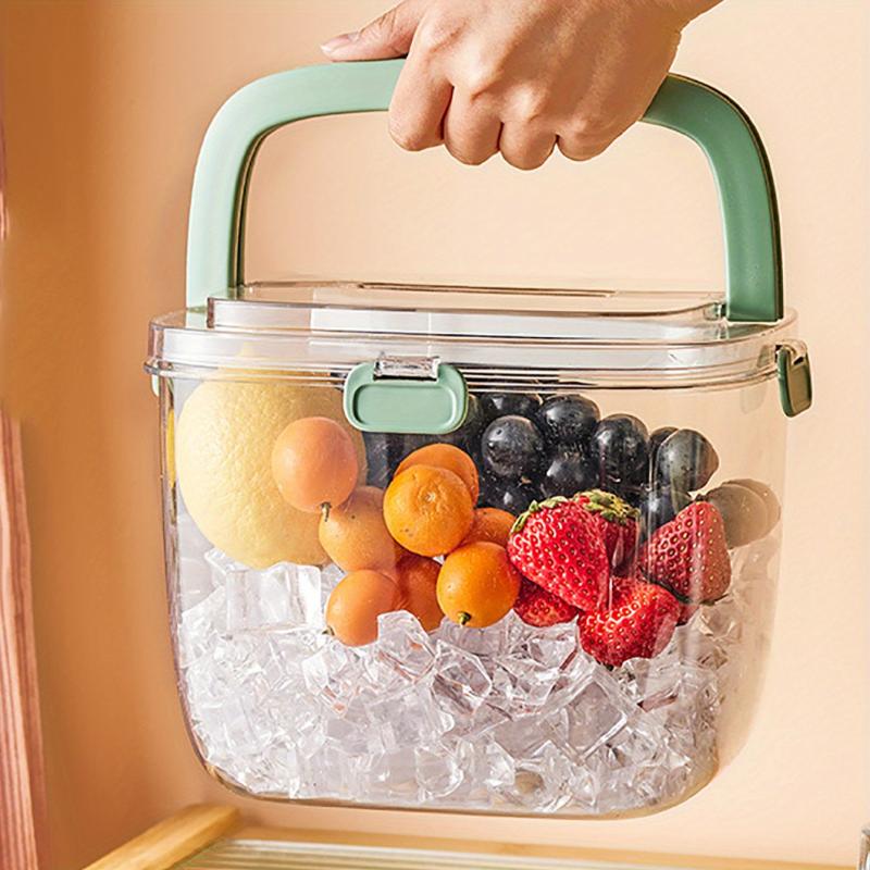Summer Ice Bucket Plastic Drinkware for Kitchen and Home