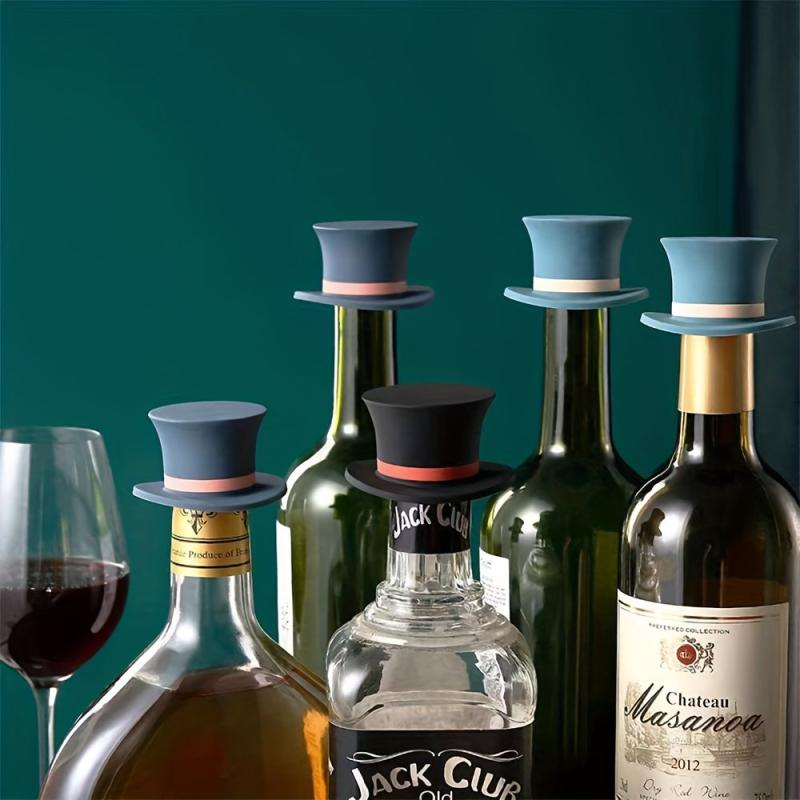 Silicone Magic Hat Bottle Stopper Red Wine Bottle Stopper