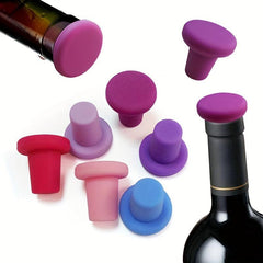 Silicone Wine Bottle Cork T-Shaped Cork Plug Reusable Wine Stopper