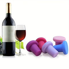 Silicone Wine Bottle Cork T-Shaped Cork Plug Reusable Wine Stopper