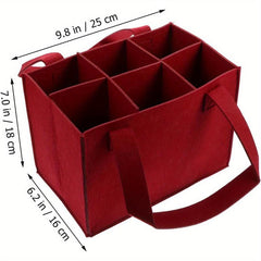 Portable Wine Bag Red Wine Felt Bag Christmas Wedding Wine Storage Bag Gift