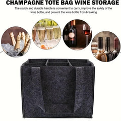 Portable Wine Bag Red Wine Felt Bag Christmas Wedding Wine Storage Bag Gift
