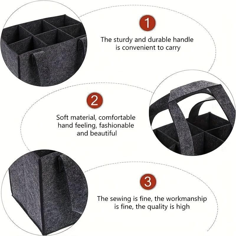 Portable Wine Bag Red Wine Felt Bag Christmas Wedding Wine Storage Bag Gift