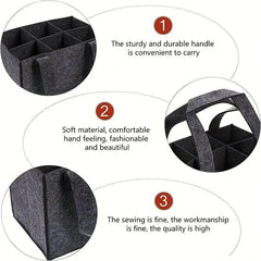Portable Wine Bag Red Wine Felt Bag Christmas Wedding Wine Storage Bag Gift
