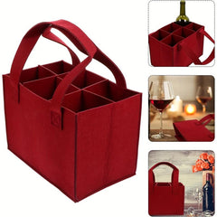Portable Wine Bag Red Wine Felt Bag Christmas Wedding Wine Storage Bag Gift