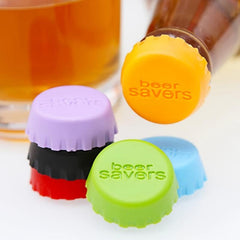 Reusable Silicone Bottle Cap Sealer for Beer, Wine, Soda - 36pcs
