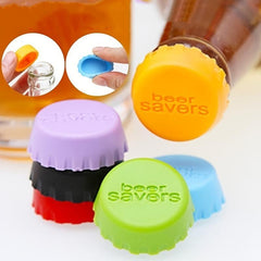 Reusable Silicone Bottle Cap Sealer for Beer, Wine, Soda - 36pcs