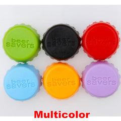 Reusable Silicone Bottle Cap Sealer for Beer, Wine, Soda - 36pcs