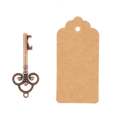 Metal Key Bottle Opener Set Wedding Party Favors Souvenir Kitchen Tools