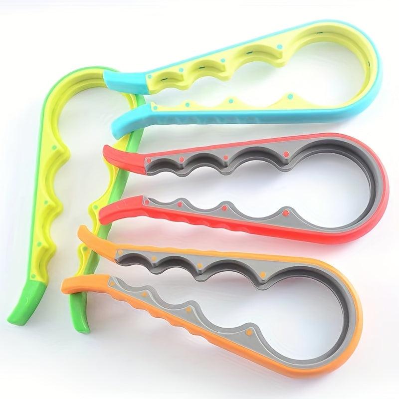 Creative Multifunctional 4-in-1 Bottle Opener Non-slip Cap Screwer