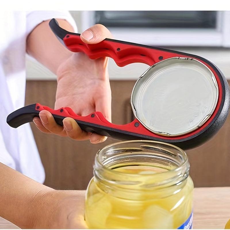 Creative Multifunctional 4-in-1 Bottle Opener Non-slip Cap Screwer