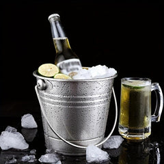 Stainless Steel Ice Bucket for Outdoor Picnic and Parties