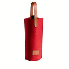 Felt Wine Tote Bag Single Bottle Brandy Gift Bag