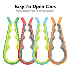 4 in 1 Bottle Opener Multifunctional Large and Small Caps Home Kitchen Can Opene