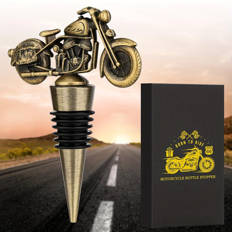 Motorcycle Wine Stopper Bikers Bottle Stoppers For Wine Champagne Prosecco