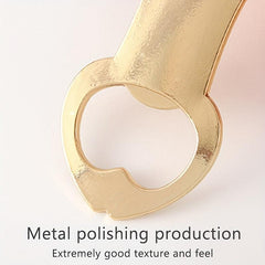 Gold Motorcycle Bottle Opener - Perfect Beer Gift for Adults