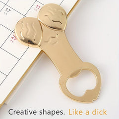 Gold Motorcycle Bottle Opener - Perfect Beer Gift for Adults