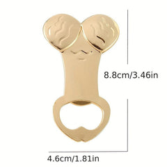 Gold Motorcycle Bottle Opener - Perfect Beer Gift for Adults