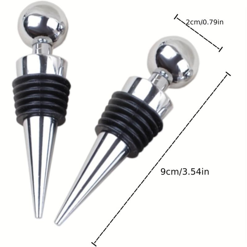 4pcs Reusable Wine Stopper Bottle Stopper Silicone Wine Saver