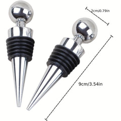 4pcs Reusable Wine Stopper Bottle Stopper Silicone Wine Saver