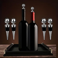 4pcs Reusable Wine Stopper Bottle Stopper Silicone Wine Saver