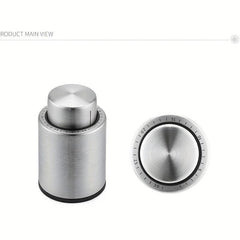Stainless Steel Vacuum Wine Bottle Stopper with Time Scale Record