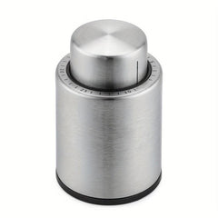 Stainless Steel Vacuum Wine Bottle Stopper with Time Scale Record